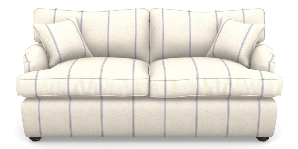 Product photograph of Alwinton Sofa Bed 3 Seater Sofa Bed In Grain Sack Stripe - Blue from Sofas and Stuff Limited