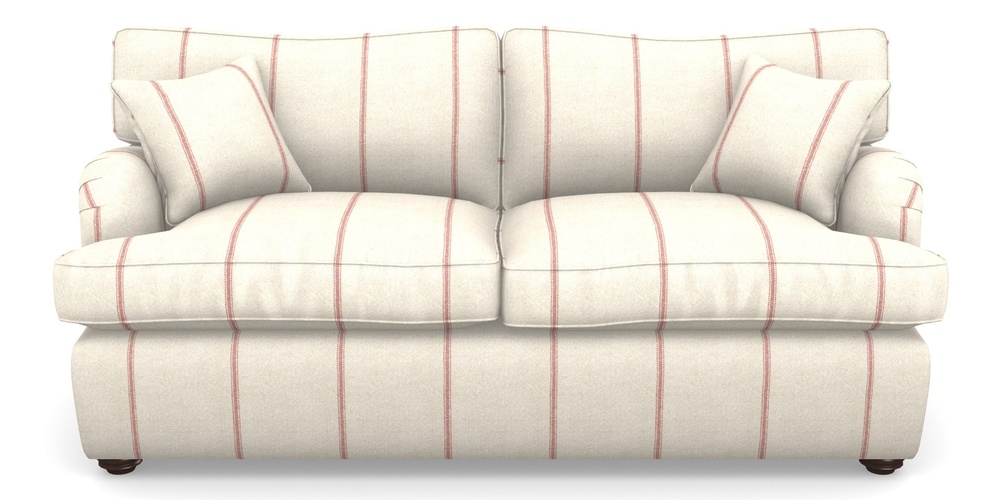 Product photograph of Alwinton Sofa Bed 3 Seater Sofa Bed In Grain Sack Stripe - Grain Sack Stripe Red from Sofas and Stuff Limited