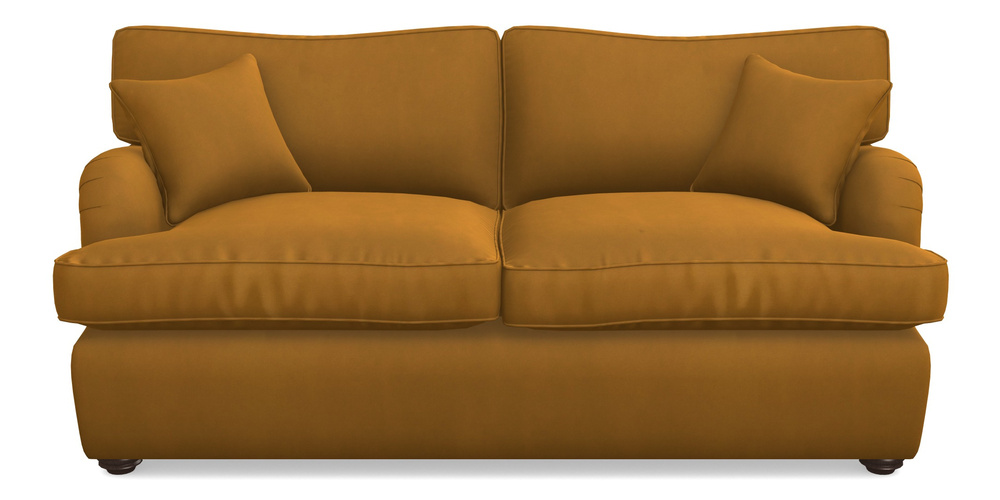 Product photograph of Alwinton Sofa Bed 3 Seater Sofa Bed In House Clever Velvet - Ochre from Sofas and Stuff Limited