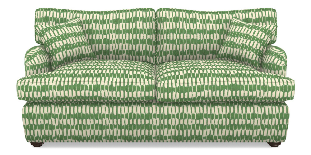 Product photograph of Alwinton Sofa Bed 3 Seater Sofa Bed In V A Brompton Collection - Ikat - Basil from Sofas and Stuff Limited