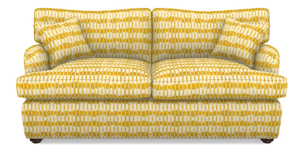 Product photograph of Alwinton Sofa Bed 3 Seater Sofa Bed In V A Brompton Collection - Ikat - Corn from Sofas and Stuff Limited