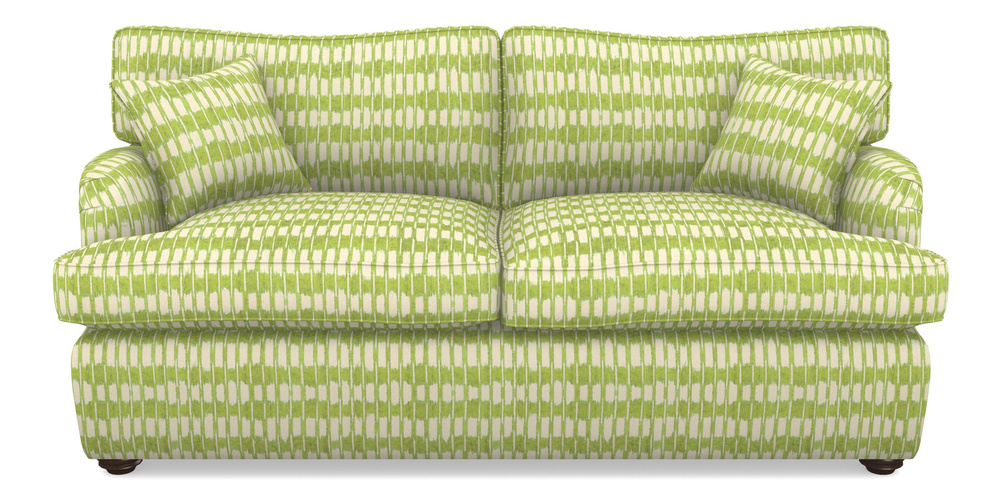 Product photograph of Alwinton Sofa Bed 3 Seater Sofa Bed In V A Brompton Collection - Ikat - Lime from Sofas and Stuff Limited