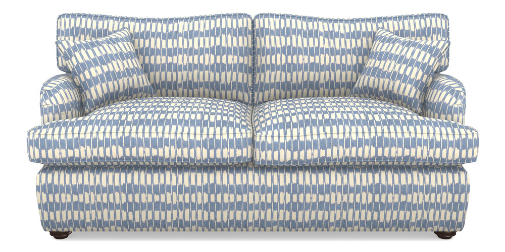 Product photograph of Alwinton Sofa Bed 3 Seater Sofa Bed In V A Brompton Collection - Ikat - Morning Blue from Sofas and Stuff Limited