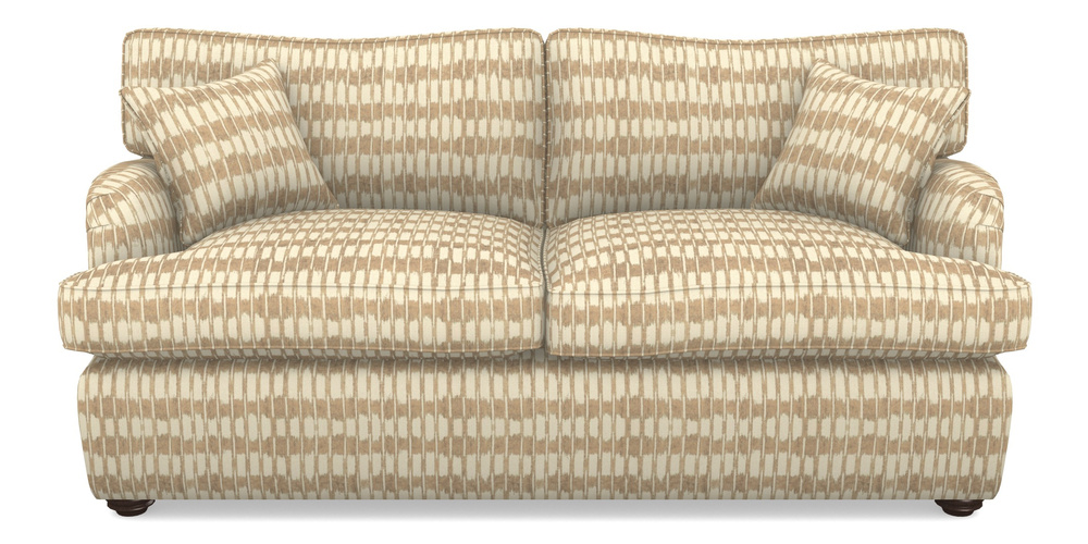 Product photograph of Alwinton Sofa Bed 3 Seater Sofa Bed In V A Brompton Collection - Ikat - Assam Tea from Sofas and Stuff Limited