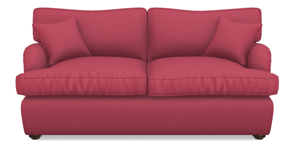 Product photograph of Alwinton Sofa Bed 3 Seater Sofa Bed In Plain Linen Cotton - Raspberry Jam from Sofas and Stuff Limited