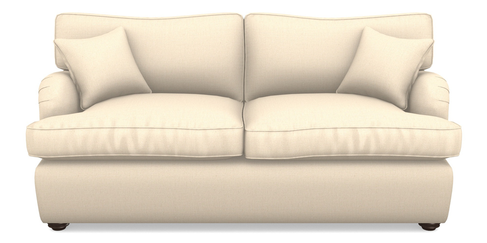 Product photograph of Alwinton Sofa Bed 3 Seater Sofa Bed In Plain Linen Cotton - Rice Pudding from Sofas and Stuff Limited