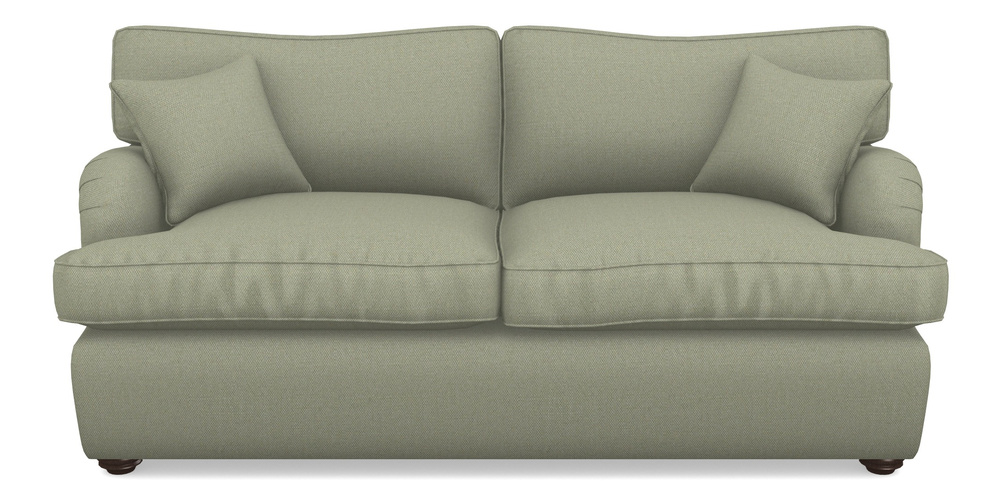 Product photograph of Alwinton Sofa Bed 3 Seater Sofa Bed In Plain Linen Cotton - Sage from Sofas and Stuff Limited