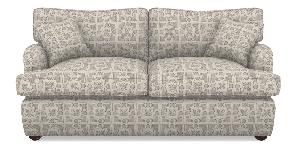 Product photograph of Alwinton Sofa Bed 3 Seater Sofa Bed In Rhs Collection - Small Knot Garden Cotton Weave - Grey from Sofas and Stuff Limited