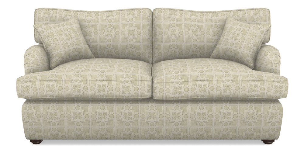 Product photograph of Alwinton Sofa Bed 3 Seater Sofa Bed In Rhs Collection - Small Knot Garden Cotton Weave - Olive from Sofas and Stuff Limited