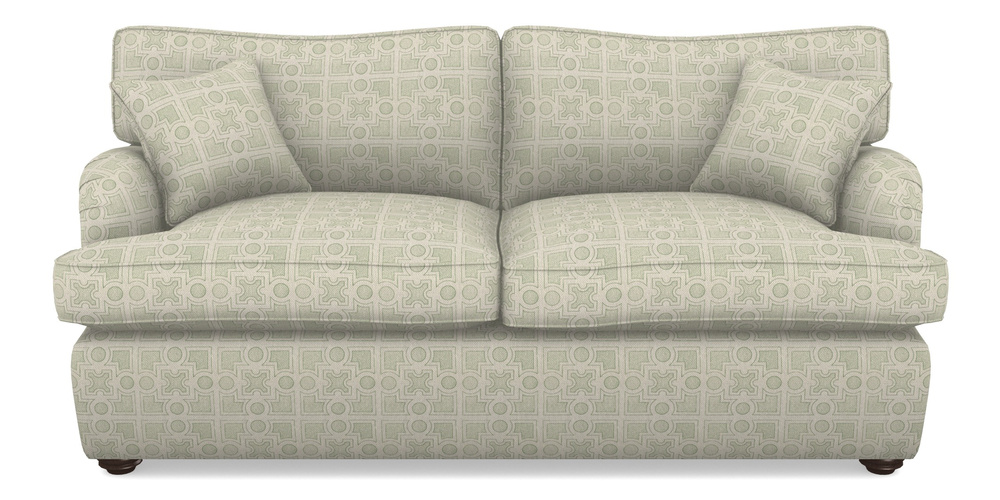 Product photograph of Alwinton Sofa Bed 3 Seater Sofa Bed In Rhs Collection - Small Knot Garden Cotton Weave - Pistachio from Sofas and Stuff Limited