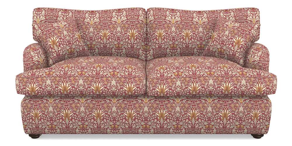 Product photograph of Alwinton Sofa Bed 3 Seater Sofa Bed In William Morris Collection - Snakeshead - Claret Gold from Sofas and Stuff Limited