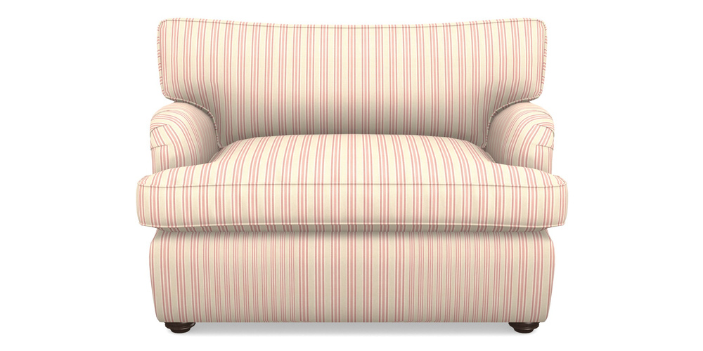 Product photograph of Alwinton Sofa Bed Snuggler Sofa Bed In Cloth 22 - Racing Stripes Ayr - Cherry from Sofas and Stuff Limited