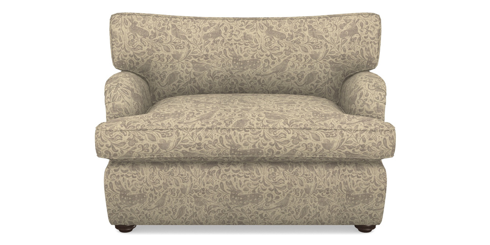 Product photograph of Alwinton Sofa Bed Snuggler Sofa Bed In V A Drawn From Nature - Bird And Rabbit - Grey from Sofas and Stuff Limited