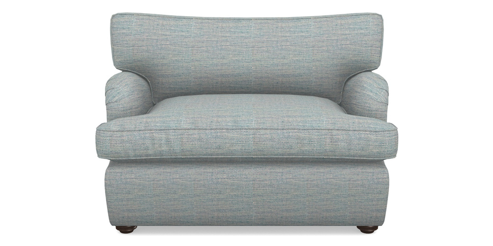 Product photograph of Alwinton Sofa Bed Snuggler Sofa Bed In Basket Weave - Blue from Sofas and Stuff Limited