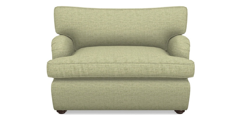 Product photograph of Alwinton Sofa Bed Snuggler Sofa Bed In Basket Weave - Sage from Sofas and Stuff Limited