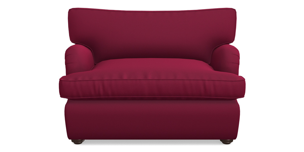 Product photograph of Alwinton Sofa Bed Snuggler Sofa Bed In Clever Glossy Velvet - Chianti from Sofas and Stuff Limited