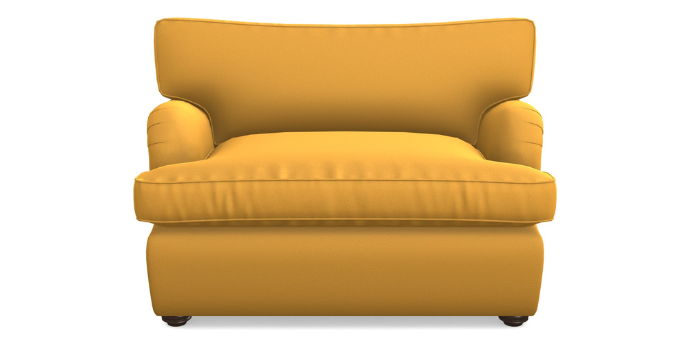 Product photograph of Alwinton Sofa Bed Snuggler Sofa Bed In Clever Glossy Velvet - Fools Gold from Sofas and Stuff Limited