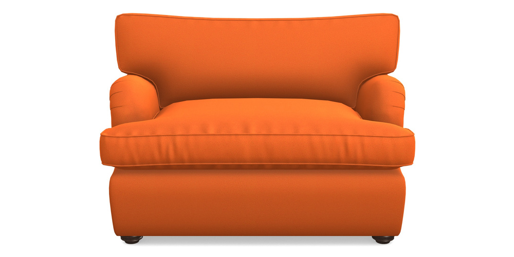 Product photograph of Alwinton Sofa Bed Snuggler Sofa Bed In Clever Glossy Velvet - Seville from Sofas and Stuff Limited