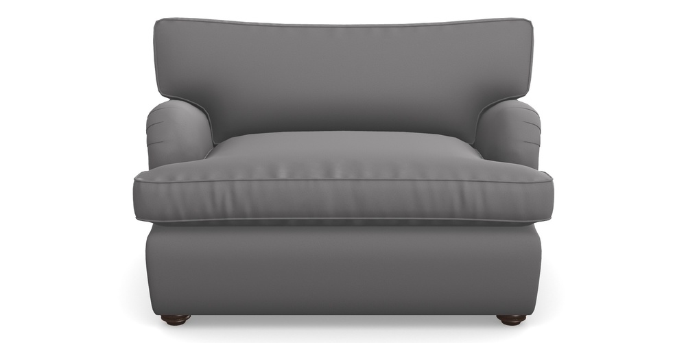 Product photograph of Alwinton Sofa Bed Snuggler Sofa Bed In Clever Glossy Velvet - Shadow from Sofas and Stuff Limited