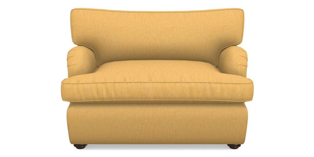 Product photograph of Alwinton Sofa Bed Snuggler Sofa Bed In Clever Cotton Mix - Mustard from Sofas and Stuff Limited
