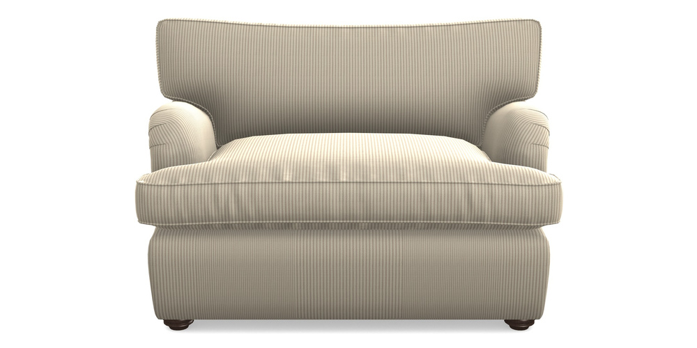 Product photograph of Alwinton Sofa Bed Snuggler Sofa Bed In Cloth 21 - Simple Stripe - Beech from Sofas and Stuff Limited