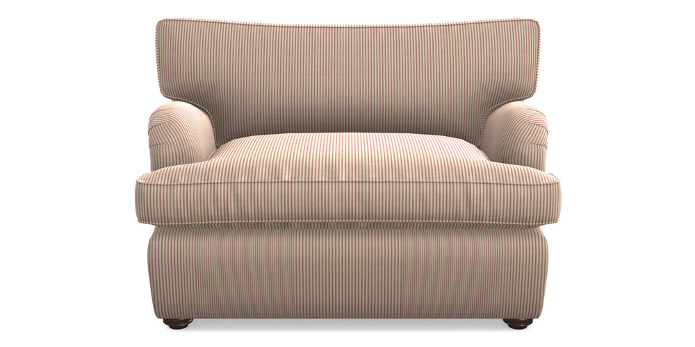 Product photograph of Alwinton Sofa Bed Snuggler Sofa Bed In Cloth 21 - Simple Stripe - Cassis from Sofas and Stuff Limited