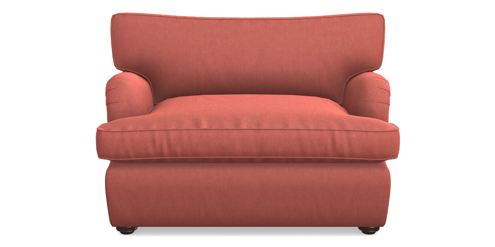Product photograph of Alwinton Sofa Bed Snuggler Sofa Bed In Clever Tough And Eco Velvet - Damson from Sofas and Stuff Limited