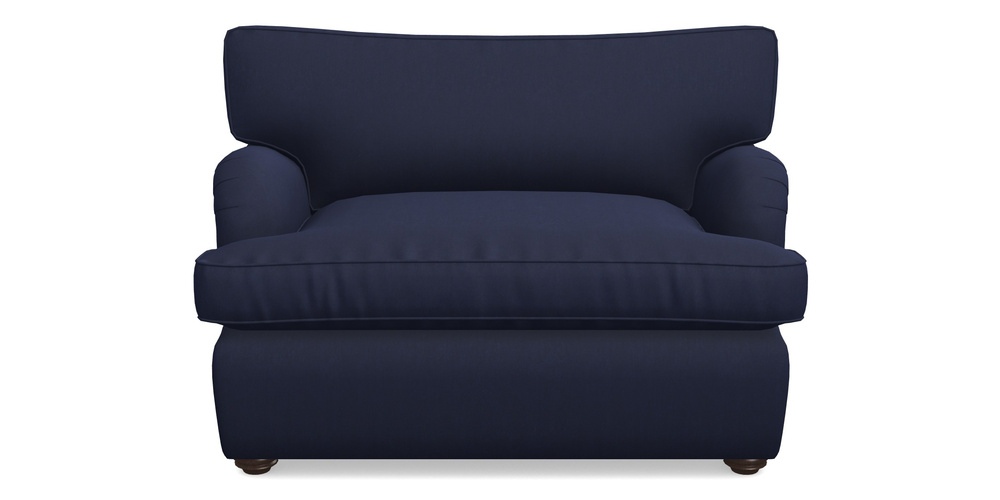 Product photograph of Alwinton Sofa Bed Snuggler Sofa Bed In Clever Tough And Eco Velvet - Indigo from Sofas and Stuff Limited