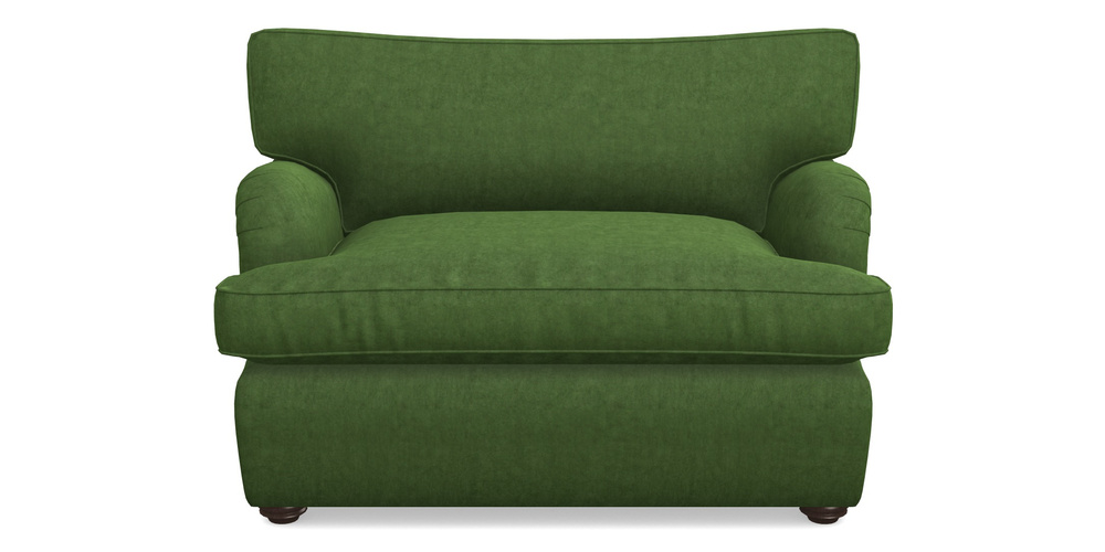 Product photograph of Alwinton Sofa Bed Snuggler Sofa Bed In Clever Tough And Eco Velvet - Shamrock from Sofas and Stuff Limited