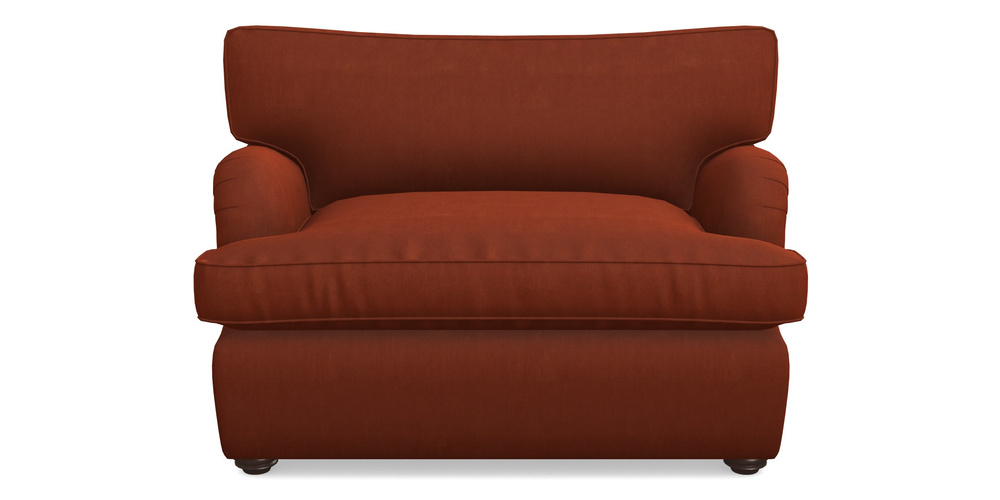 Product photograph of Alwinton Sofa Bed Snuggler Sofa Bed In Clever Tough And Eco Velvet - Tawny from Sofas and Stuff Limited