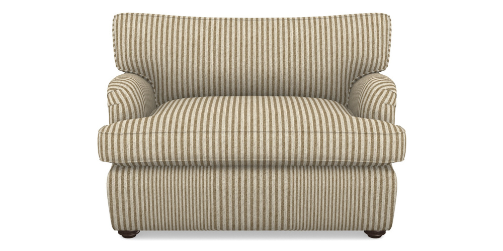 Product photograph of Alwinton Sofa Bed Snuggler Sofa Bed In Cloth 22 - Pinstripe - Fallen Leaf from Sofas and Stuff Limited