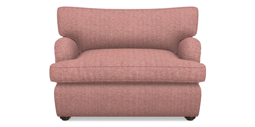 Product photograph of Alwinton Sofa Bed Snuggler Sofa Bed In Dundee Herringbone - Rose from Sofas and Stuff Limited