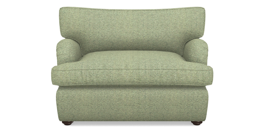 Product photograph of Alwinton Sofa Bed Snuggler Sofa Bed In Dundee Herringbone - Sage from Sofas and Stuff Limited