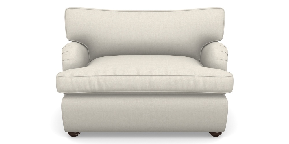 Product photograph of Alwinton Sofa Bed Snuggler Sofa Bed In Easy Clean Plain - Chalk from Sofas and Stuff Limited