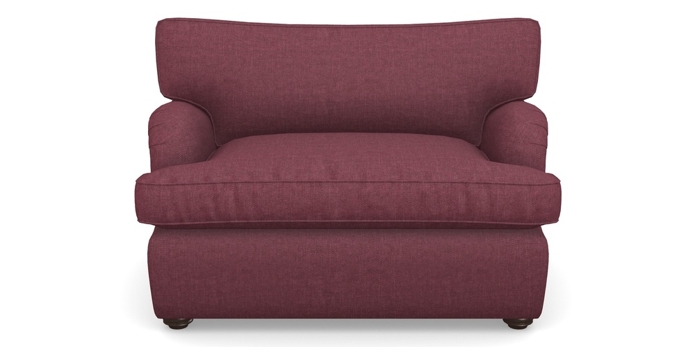 Product photograph of Alwinton Sofa Bed Snuggler Sofa Bed In Easy Clean Plain - Chianti from Sofas and Stuff Limited