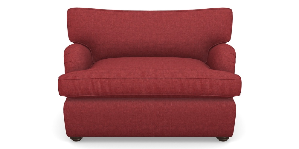 Product photograph of Alwinton Sofa Bed Snuggler Sofa Bed In Easy Clean Plain - Claret from Sofas and Stuff Limited