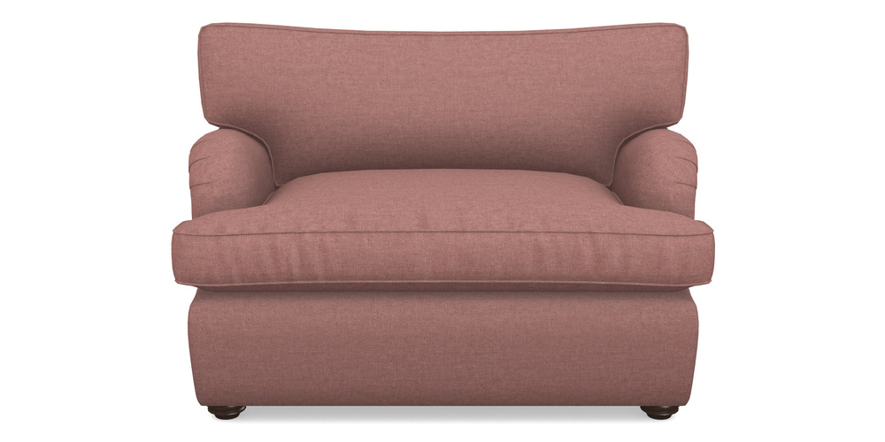 Product photograph of Alwinton Sofa Bed Snuggler Sofa Bed In Easy Clean Plain - Rosewood from Sofas and Stuff Limited