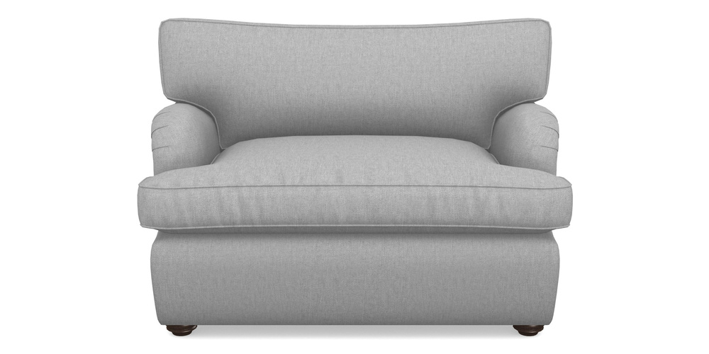 Product photograph of Alwinton Sofa Bed Snuggler Sofa Bed In Easy Clean Plain - Silver from Sofas and Stuff Limited