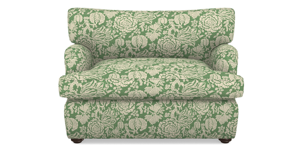 Product photograph of Alwinton Sofa Bed Snuggler Sofa Bed In V A Brompton Collection - Flowering Kale - Basil from Sofas and Stuff Limited