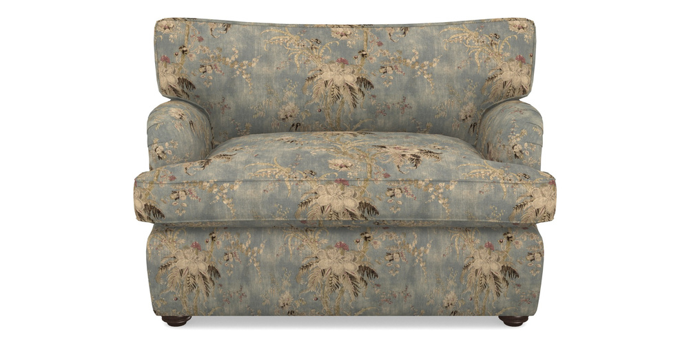 Product photograph of Alwinton Sofa Bed Snuggler Sofa Bed In Floral Linen - Zefferino Danish Girl from Sofas and Stuff Limited