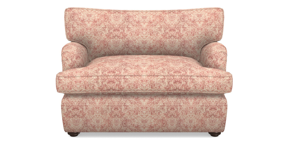 Product photograph of Alwinton Sofa Bed Snuggler Sofa Bed In Grace Linen - Brick from Sofas and Stuff Limited