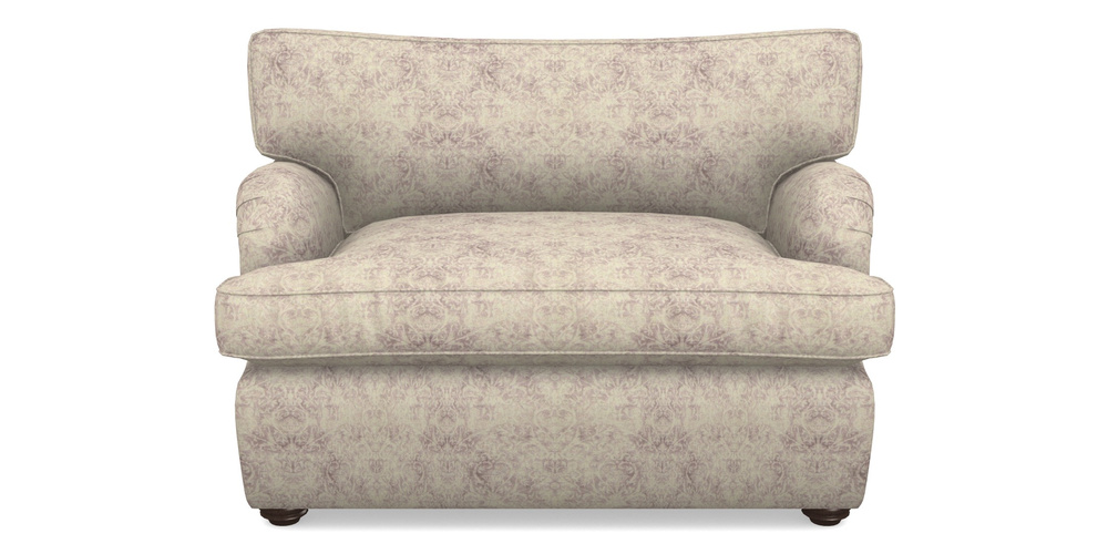 Product photograph of Alwinton Sofa Bed Snuggler Sofa Bed In Grace Linen - Grape from Sofas and Stuff Limited