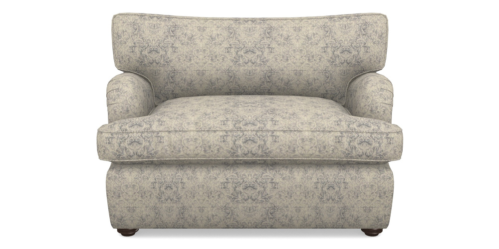 Product photograph of Alwinton Sofa Bed Snuggler Sofa Bed In Grace Linen - Sapphire from Sofas and Stuff Limited