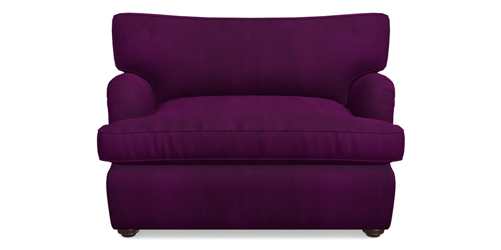 Product photograph of Alwinton Sofa Bed Snuggler Sofa Bed In House Clever Velvet - Aubergine from Sofas and Stuff Limited