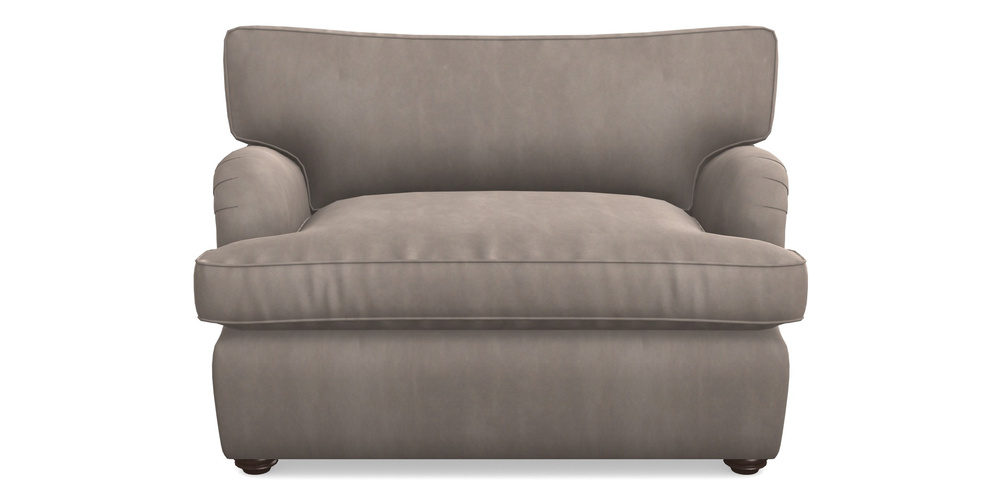 Product photograph of Alwinton Sofa Bed Snuggler Sofa Bed In House Clever Velvet - Cocoa from Sofas and Stuff Limited