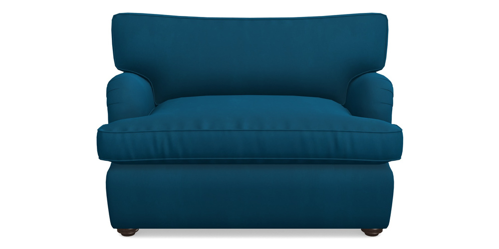 Product photograph of Alwinton Sofa Bed Snuggler Sofa Bed In House Clever Velvet - Ocean from Sofas and Stuff Limited