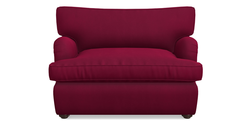 Product photograph of Alwinton Sofa Bed Snuggler Sofa Bed In House Clever Velvet - Wine from Sofas and Stuff Limited