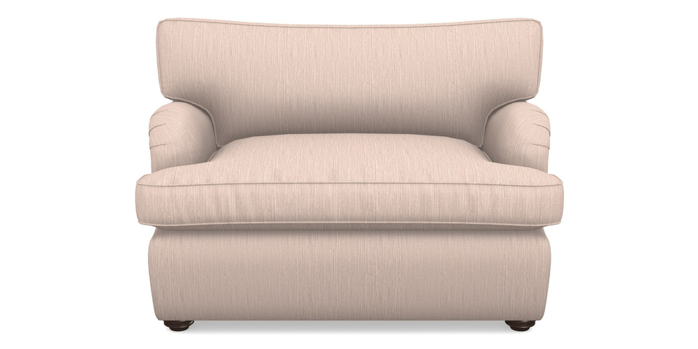 Product photograph of Alwinton Sofa Bed Snuggler Sofa Bed In Herringbone - Rose from Sofas and Stuff Limited