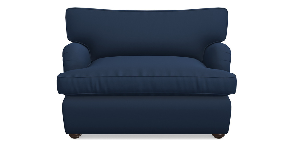 Product photograph of Alwinton Sofa Bed Snuggler Sofa Bed In House Velvet - Indigo from Sofas and Stuff Limited