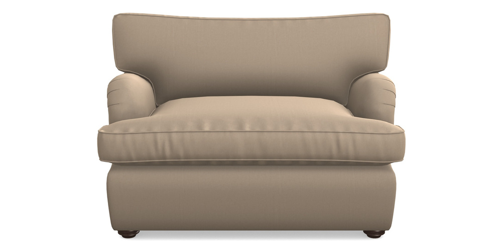 Product photograph of Alwinton Sofa Bed Snuggler Sofa Bed In House Velvet - Linen from Sofas and Stuff Limited